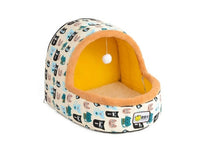 Load image into Gallery viewer, Hot Sell Pet Cat Dog  House Autumn Winter Soft Plush Dogs Small Big Cats  Nest Home Cute Pattern Kitten Puppy Shelter - Petgo Wholesale