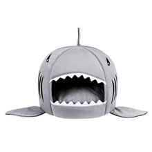 Load image into Gallery viewer, Shark Pet Bed Warm Pet Products Soft Cartoon House For Cat Washable Puppy Bed Winter Dog Cushion - Petgo Wholesale