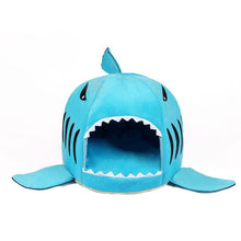 Load image into Gallery viewer, Shark Pet Bed Warm Pet Products Soft Cartoon House For Cat Washable Puppy Bed Winter Dog Cushion - Petgo Wholesale