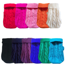 Load image into Gallery viewer, Pet Dog Cat Clothes Warm Cat Knitted Sweater For Cats Jumper Puppy Pug Coat Clothes Pullover Knitted Shirt Kitten Clothes 35 - Petgo Wholesale
