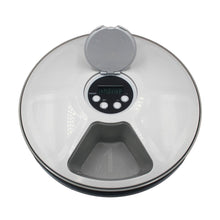 Load image into Gallery viewer, New Automatic Timing Pet Feeder 6 Grids Food Compartments For Dog Cat Rabbit Puppy Totoro Small Animals Dry And Wet Food Plate - Petgo Wholesale