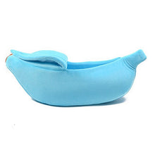 Load image into Gallery viewer, Banana Shaped Cat Bed House Warm Cozy Puppy Cushion Kennel Portable Soft Pet Sofa Cute Sleeping Bag Funny Basket for Cats & Dogs - Petgo Wholesale