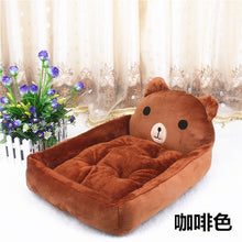 Load image into Gallery viewer, 6 Colors Joy Cute Animal Cat Dog Pet Beds Mats Teddy Dogs Sofa Pet Bed House Big Blanket Cushion Basket Supplies Cartoon - Petgo Wholesale