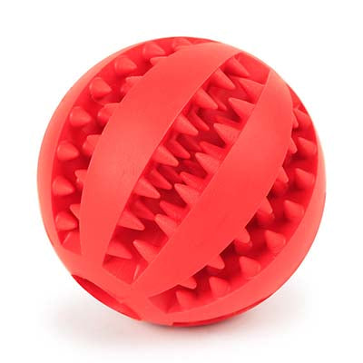 Pet Dog Toy Interactive Rubber Balls for Small Large Dogs Puppy Cat Chewing  Toys Pet Tooth Cleaning Indestructible Dog Food Ball