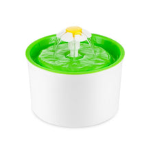 Load image into Gallery viewer, Automatic Cat Dog Pet Water Fountain Pet Bowl Cat Drinking Flower Water Dispenser Petsafe Drink with Filters Pet Water Fountain - Petgo Wholesale