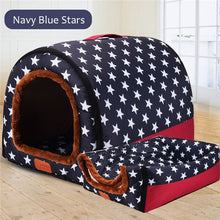Load image into Gallery viewer, New Warm Dog House Comfortable Print Stars Kennel Mat For Pet Puppy Top Quality Foldable Cat Sleeping Bed cama para cachorro - Petgo Wholesale