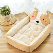 Load image into Gallery viewer, Lovely Dog Bed Mat Animal Cartoon Shaped Kennels Lounger Sofa Soft Pet House Dog Bed Pad Big Basket Dog Mattress Pet Supplies - Petgo Wholesale