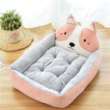 Load image into Gallery viewer, Lovely Dog Bed Mat Animal Cartoon Shaped Kennels Lounger Sofa Soft Pet House Dog Bed Pad Big Basket Dog Mattress Pet Supplies - Petgo Wholesale