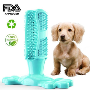 Dog Toothbrush Stick Pets Brushing Stick Dog Teeth Cleaning Chew Toy Teddy Teeth Silicone Perfect Care Products Cleaning Mouth - Petgo Wholesale