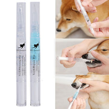 Load image into Gallery viewer, 3/5ml Pets Dog Grooming Whitening Pen Teeth Cleaning Pen Dogs Cats Natural Plants Tartar Remover Tool Suitable for All Pets - Petgo Wholesale