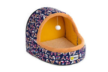 Load image into Gallery viewer, Hot Sell Pet Cat Dog  House Autumn Winter Soft Plush Dogs Small Big Cats  Nest Home Cute Pattern Kitten Puppy Shelter - Petgo Wholesale