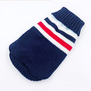 Pet Dog Cat Clothes Warm Cat Knitted Sweater For Cats Jumper Puppy Pug Coat Clothes Pullover Knitted Shirt Kitten Clothes 35 - Petgo Wholesale