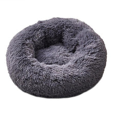 Load image into Gallery viewer, Long Plush Super Soft Pet Bed Kennel Dog Round Cat Winter Warm Sleeping Bag Puppy Cushion Mat Portable Cat Supplies - Petgo Wholesale