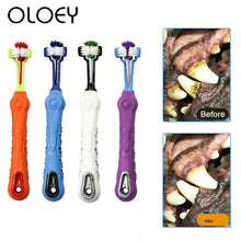 Load image into Gallery viewer, 1 Pcs Pet Dog Toothbrush Multi-angle Cleaning Tooth Bad Breath Tartar Teeth Care Tool Brush for Dog Cat Protection Health Suppli - Petgo Wholesale