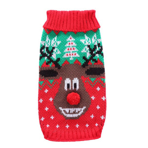 Pet Cat Sweater Cat Clothes For Small Dog Clothes Christmas Dog Sweater Cats Coat Halloween Warm Pet Jacket Knitting Costume 35 - Petgo Wholesale