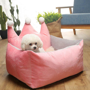 Removable pet bed comfortable dog sofa cat litter easy to clean dog house kennel princess pet sleeping pad puppy Teddy basket - Petgo Wholesale