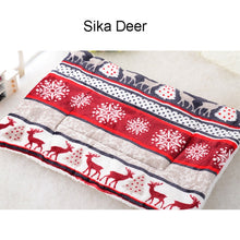 Load image into Gallery viewer, Winter Warm Large Soft Print Flannel Cotton Mattress Dog Cat Pet Mat Bed Pad Self Heating Rug Thermal Washable Pillow - Petgo Wholesale
