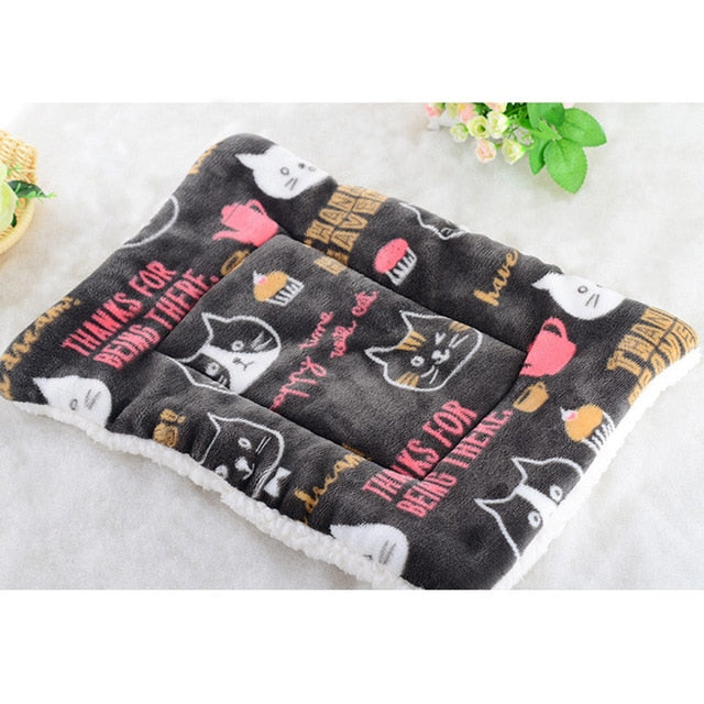 Limit 100 1Pcs Soft Dog Cat Pet Winter Warm Mats Fur Bed Pad Self Heat Rug Thermal Washable Pillow Mat Slipcover - Petgo Wholesale