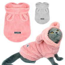 Load image into Gallery viewer, Winter Warm Cat Clothes Pet Puppy Kitten Coat Jacket for Small Medium Dogs Cats Chihuahua Yorkshire Clothing Costume Pink - Petgo Wholesale