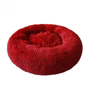 Soft Warm Round Pet Cat Bed Comfortable Pet Nest Dog Cat Washable Kennel Easy To Clean Dog Bed Warm House For Pet - Petgo Wholesale