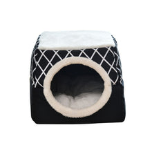 Load image into Gallery viewer, Winter Cat Bed House Kennel Nest Pet Nest Litter Closed Warm Dog Kennel Sofa House Cushion Cat Pet Products Christmas Gifts - Petgo Wholesale