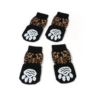 New extra large pet socks Alaskan pine lion Golden hair samo socks big dog foot cover non-slip warm - Petgo Wholesale