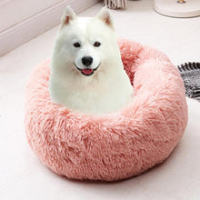 Load image into Gallery viewer, Round Dog Bed Washable Long Plush Dog Kennel Cat House Super Soft Cotton Mats Sofa For Dog Basket Pet Warm Sleeping Bed 6 Colors - Petgo Wholesale