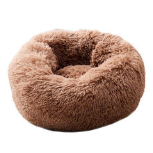 Load image into Gallery viewer, Round Dog Bed Washable Long Plush Dog Kennel Cat House Super Soft Cotton Mats Sofa For Dog Basket Pet Warm Sleeping Bed 6 Colors - Petgo Wholesale