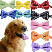 Load image into Gallery viewer, Fashion Cute Dog Puppy Cat Kitten Pet Toy Kid Bow Tie Necktie Clothes Adjustable Mascotas Perro Pet Supplies Polyester 5*10cm - Petgo Wholesale