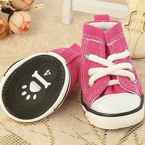 Pet Denim Canvas Dog Shoes Cat Breathable Casual Shoes Teddy Non-slip Wear Boots For Small Puppy Chihuahua XS S M L XL - Petgo Wholesale