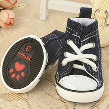 Load image into Gallery viewer, Pet Denim Canvas Dog Shoes Cat Breathable Casual Shoes Teddy Non-slip Wear Boots For Small Puppy Chihuahua XS S M L XL - Petgo Wholesale