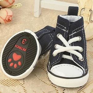 Pet Denim Canvas Dog Shoes Cat Breathable Casual Shoes Teddy Non-slip Wear Boots For Small Puppy Chihuahua XS S M L XL - Petgo Wholesale