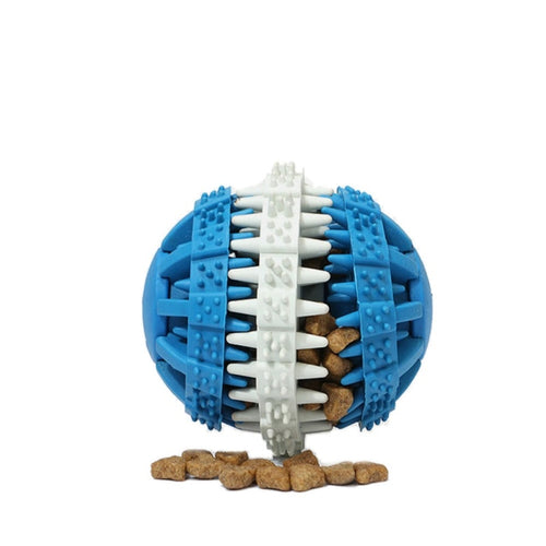 Pet Cat Dog Feeding Ball Toys Puppy Rubber Leak Food Ball Toys Interactive Products for Pet Dog Cat IQ Training Supplies