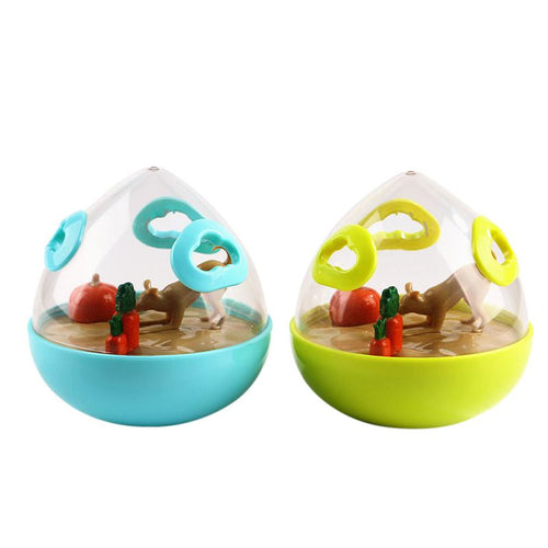 Pet Training Toy for All Size Dogs Pets Snack Ball for Dog Cat Feed Toys Puppy IQ Training Tools with Cartoon Inside For Gatos