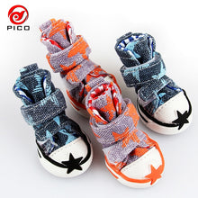 Load image into Gallery viewer, Hot sale pet dog shoes cute stars puppy boot outdoor Casual canvas Sneakers Teddy small dogs shoes ZL248 - Petgo Wholesale