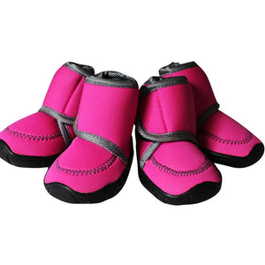 4Pcs/Set Waterproof Winter Pet Dog Shoes 7 SIZE Dog's Boots Cotton Non Slip XS XL For ChiHuaHua Puppy Shoes - Petgo Wholesale