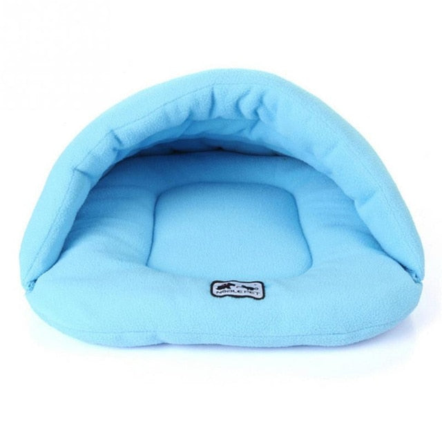 Soft Fleece Winter Warm Pet Dog Bed 4 different size Small Dog Cat Sleeping Bag Puppy Cave Bed Free shipping - Petgo Wholesale