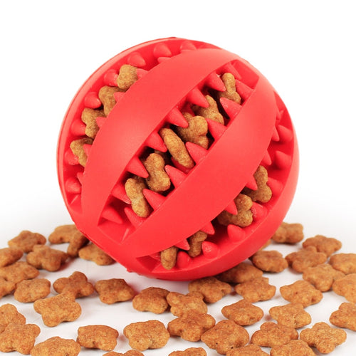 Pet Toy Puppy Small Large Dog Toys Balls Rubber Durable Tough IQ Toys for Pet Tooth Cleaning Chewing Playing Treat Dispensing