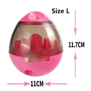 Christmas Cat Food Feeders Ball Pet Interactive Toy Smarter Cat Dogs Playing Toys Treat Ball Shaking for Dogs Increases IQ 6c4Q - Petgo Wholesale