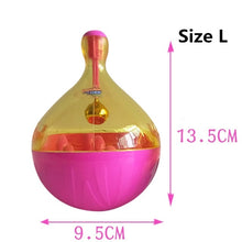 Load image into Gallery viewer, Christmas Cat Food Feeders Ball Pet Interactive Toy Smarter Cat Dogs Playing Toys Treat Ball Shaking for Dogs Increases IQ 6c4Q - Petgo Wholesale