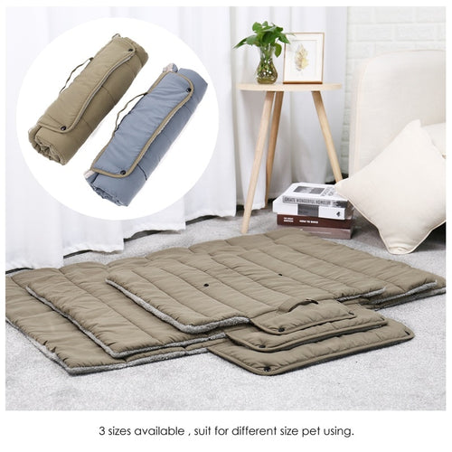 Foldable Dogs Pets Mat forTravel Outdoors Cat Dog Bed Puppy Soft Warm Thick Travel Mat For Dog Cat Easy  Cushion cama perro - Petgo Wholesale