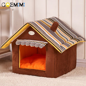 New Arrival Removable Cover Mat Pet Dog House Dog Beds For Small Medium Dogs House Pet Beds for Cat Pet Products - Petgo Wholesale