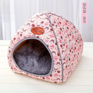 Dog Bed Mat Kennel Soft Dog Puppy Cats Winter Warm Bed Sleeping House for Dogs Nest Sofa Pet Kennel House Mat Chihuahua Bed - Petgo Wholesale