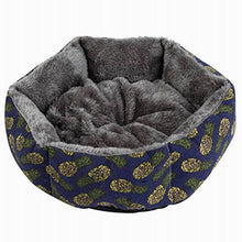 Load image into Gallery viewer, Hot Sale Printed Canvas Pet House For Small Dog Fashion Hexagon Dog Mat Soft Cotton Pet Dog Canine Deep Sleeping Bed - Petgo Wholesale
