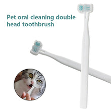 Load image into Gallery viewer, Dog Toothbrush Double Heads Teeth Brushing Cleaner Pet Breath Freshener Oral Care for Dog Cats  Best Price - Petgo Wholesale