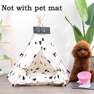 JORMEL Pet Tent Dog Bed Cat Toy House Portable Washable Pet Teepee Stripe Pattern  Fashion 2019 Not Included Mat - Petgo Wholesale