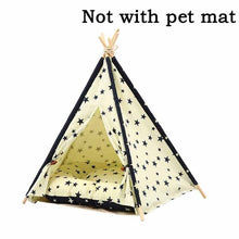 Load image into Gallery viewer, JORMEL Pet Tent Dog Bed Cat Toy House Portable Washable Pet Teepee Stripe Pattern  Fashion 2019 Not Included Mat - Petgo Wholesale
