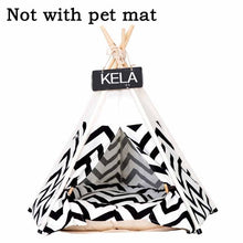 Load image into Gallery viewer, JORMEL Pet Tent Dog Bed Cat Toy House Portable Washable Pet Teepee Stripe Pattern  Fashion 2019 Not Included Mat - Petgo Wholesale