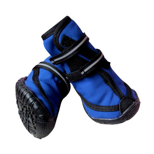 4 Pc/ Set Pet Waterproof Rain Shoes For Medium Large Dogs Multi Colors Optional Dog Rain Boots - Petgo Wholesale