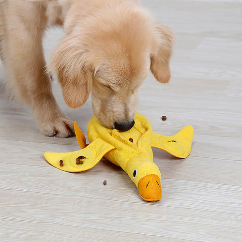 Training Snuffle Dog Toys IQ Treat Food Dispensing Duck Pet Toy dog toys interactive squeaking dog toys bite resistant navidad